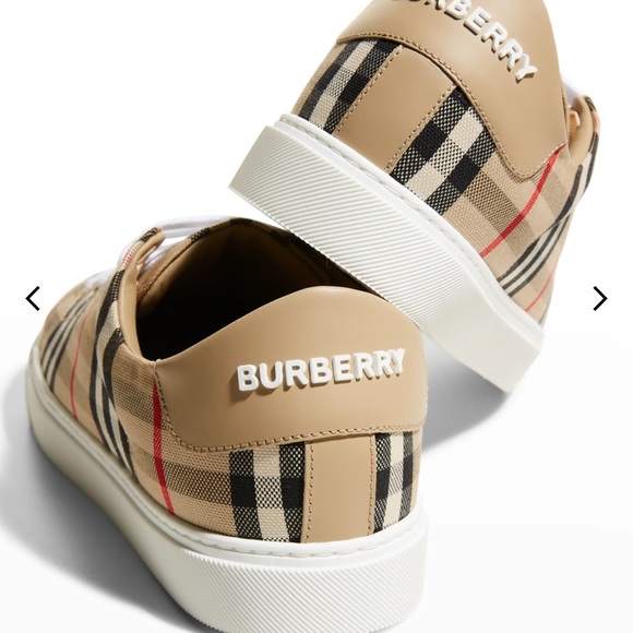 Burberry Sneakers - New Albridge Check Low-Top Sneakers